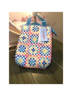 Cat & Jack NWT Colorful Geometric Pattern Insulated BPA Free Lunch Bag